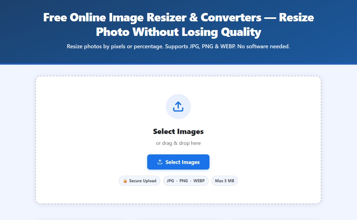 Free Image Resizer Online