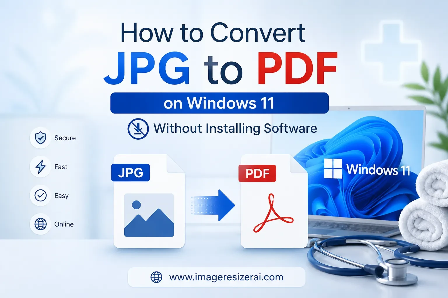 How to Convert JPG to PDF on Windows 11 Without Installing Software