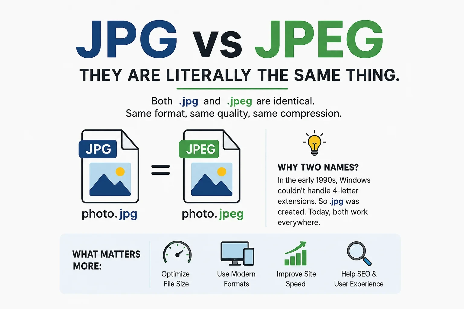 JPG vs JPEG: They Are Literally the Same Thing (But Here's What Actually Matters)