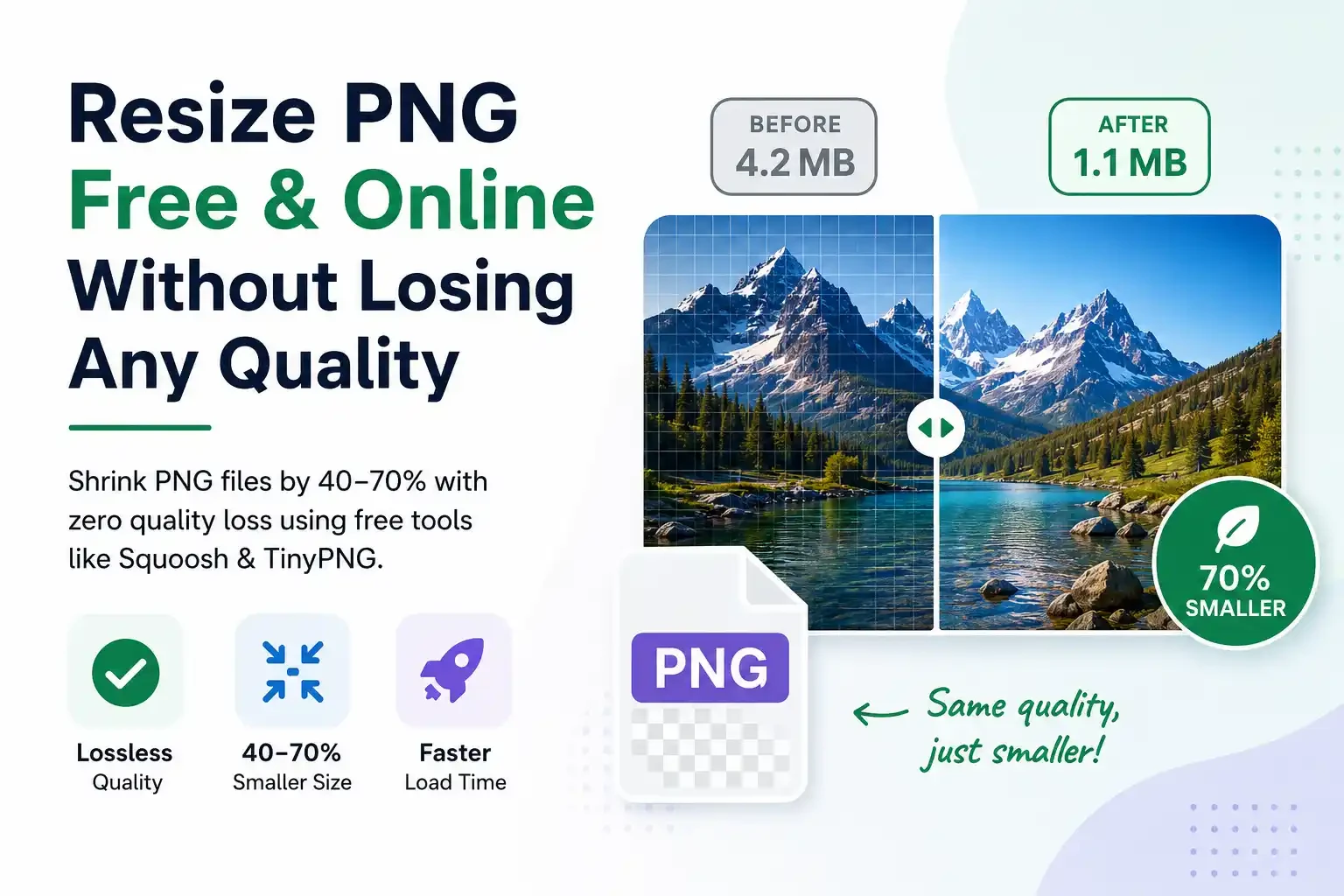 How to Resize PNG Free and Online — Without Losing Any Quality