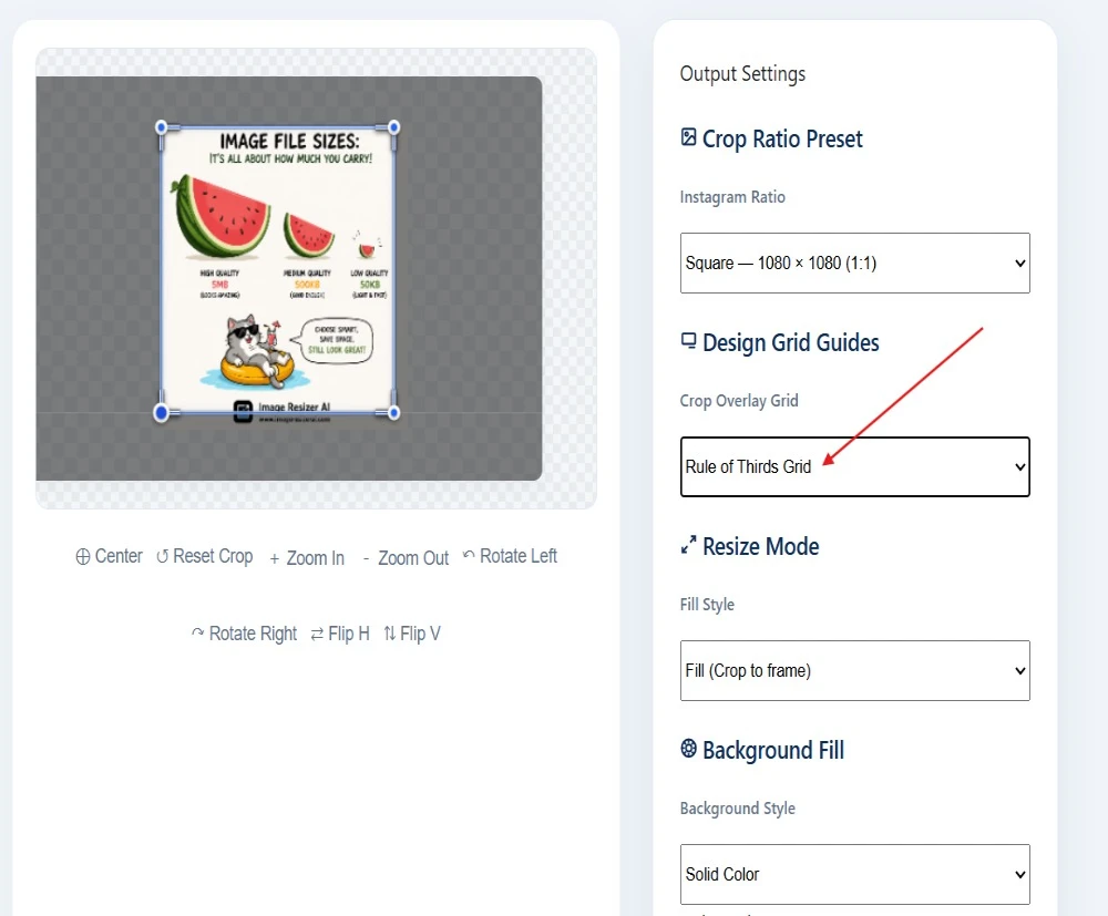 Instagram Image Compressor Illustration