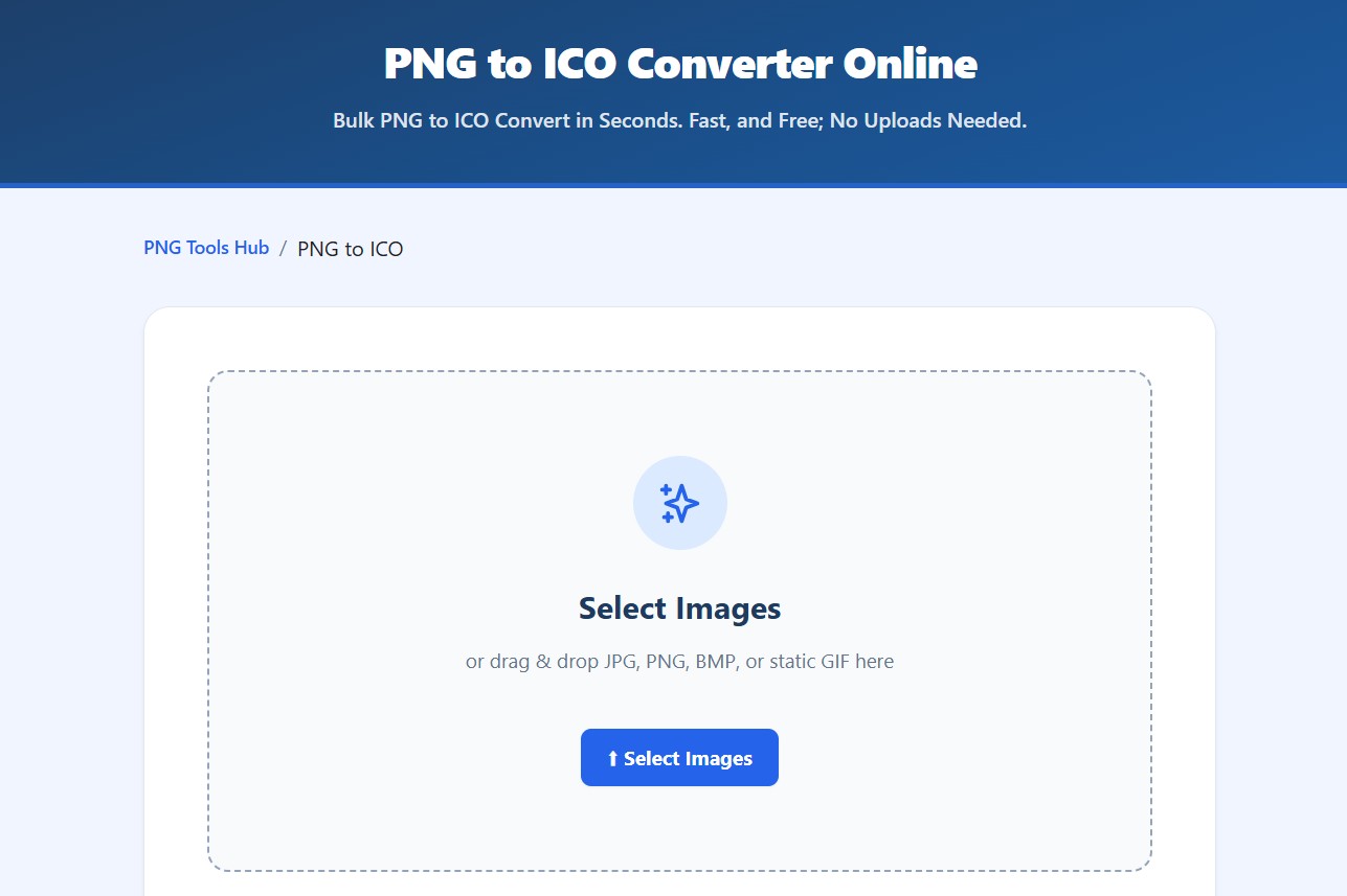 Free PNG to ICO Converter - Convert PNG to ICO Online